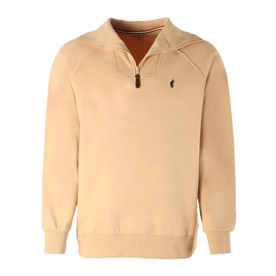 Stokomani Mode Sweat col camionneur beige homme taille L