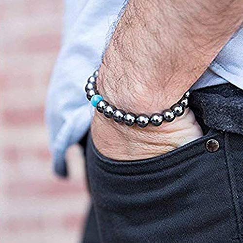 Shop-Story Lifestyle Bracelet hématite Opale bleue