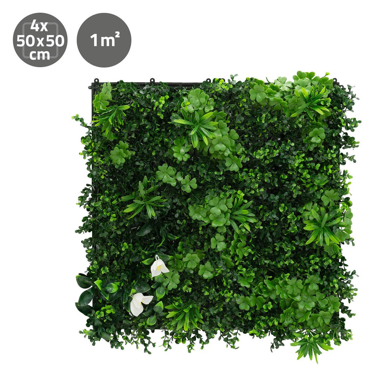 ECD Germany Haus & Wohnen mur végétal White Jasmine 50x50 lot 4