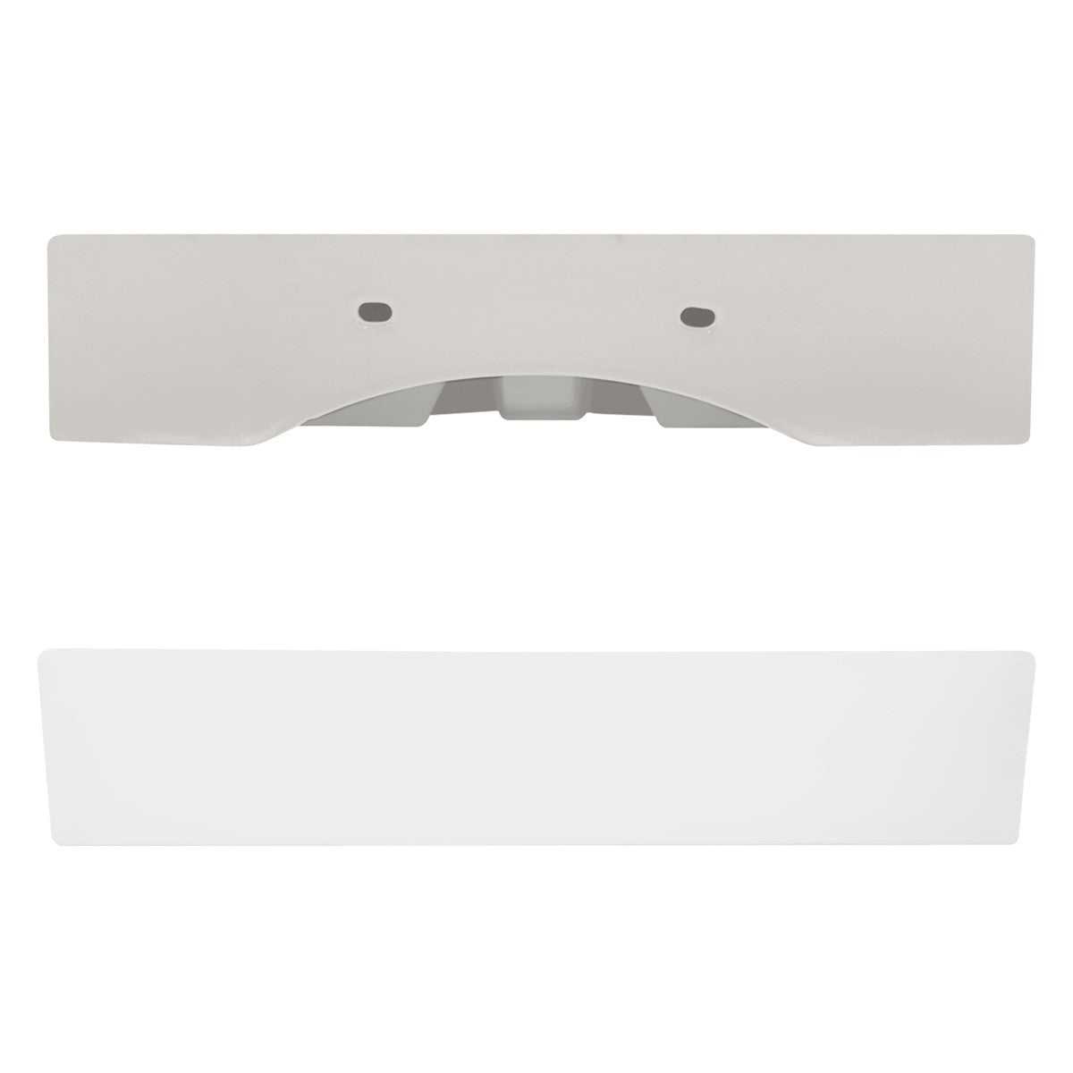 ECD Germany Sanitär LuxeBath lavabo rectangulaire blanc 515x360 mm