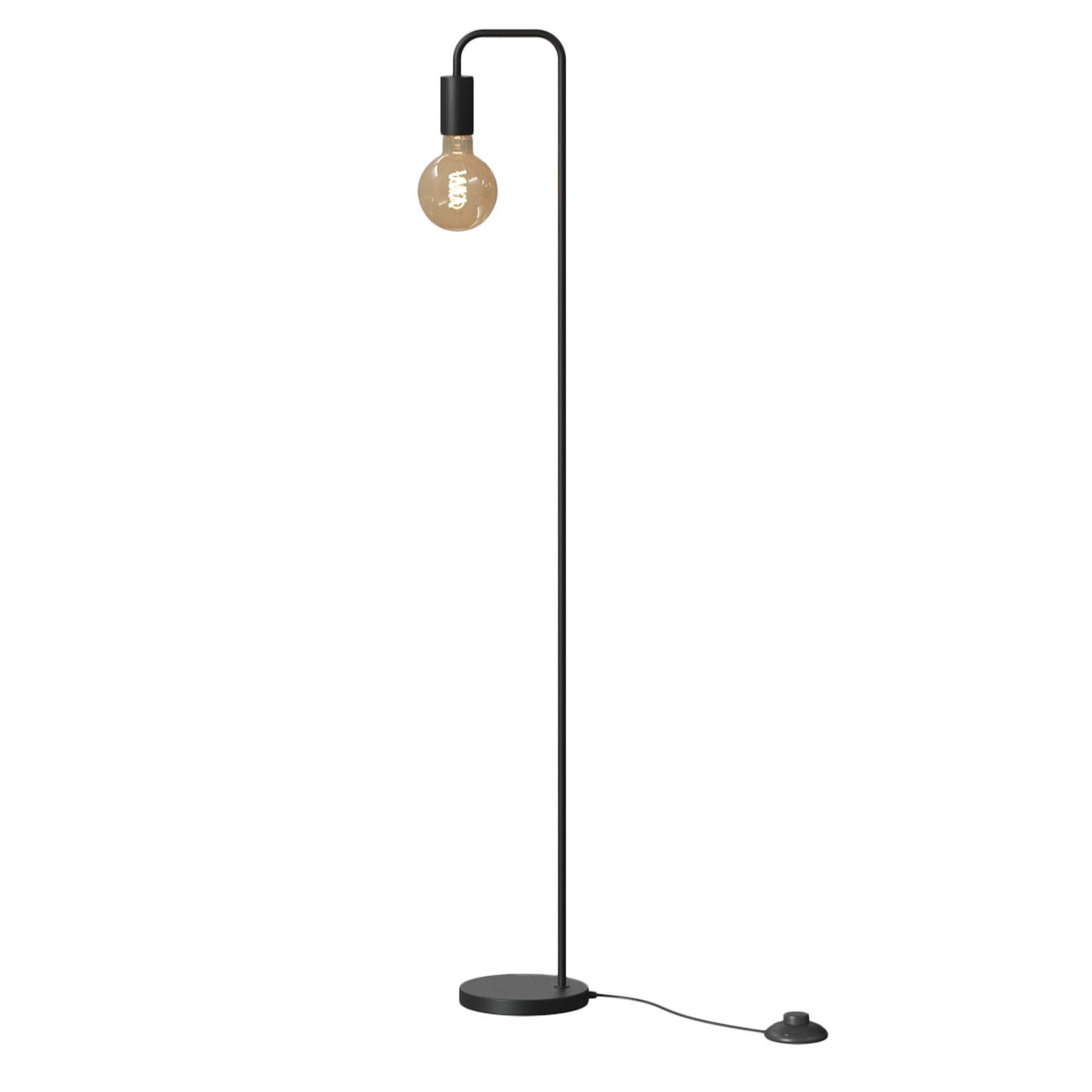 Atmosphera lampadaire métal noir sur pied salon