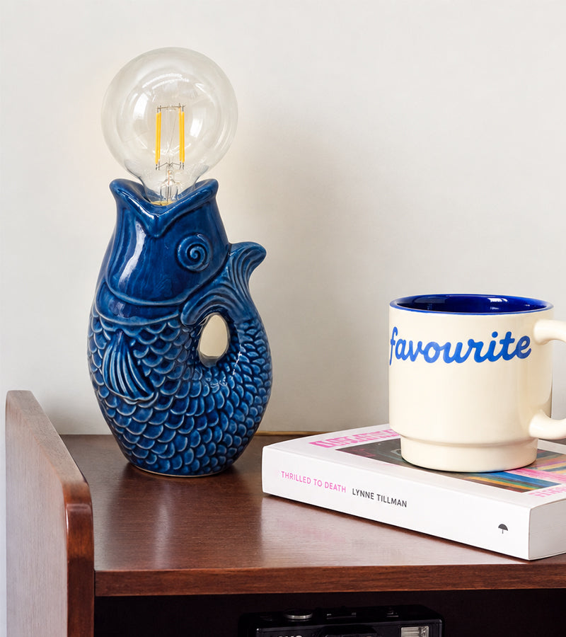 L'avant gardiste Déco lumineuse lampe Poisson Bleu LED