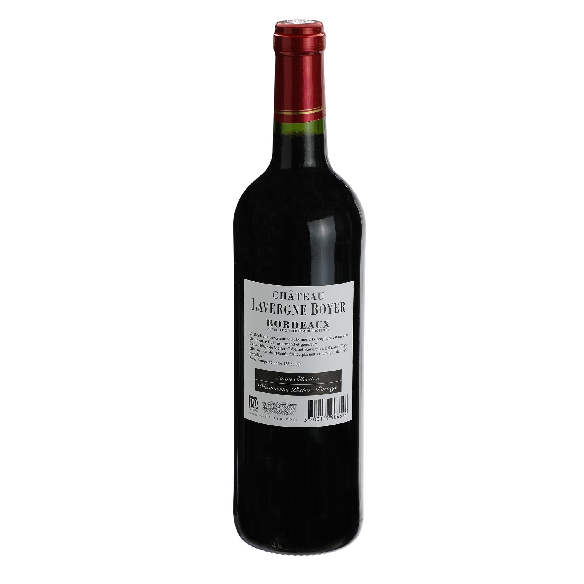 Château Lavergne Boyer coffret bois 2 bouteilles vin
