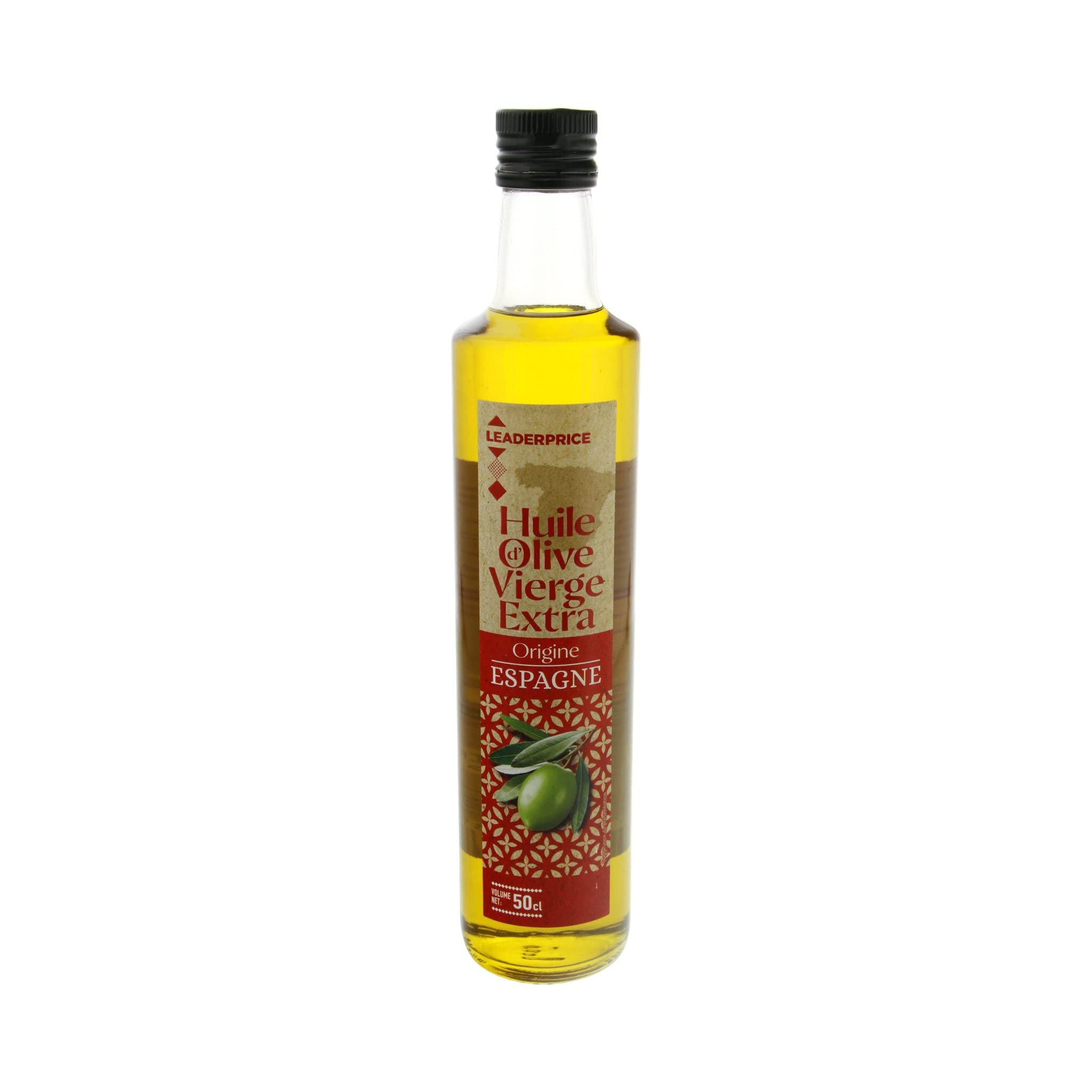 Leader Price Huile d'olive vierge extra Espagne 500ml