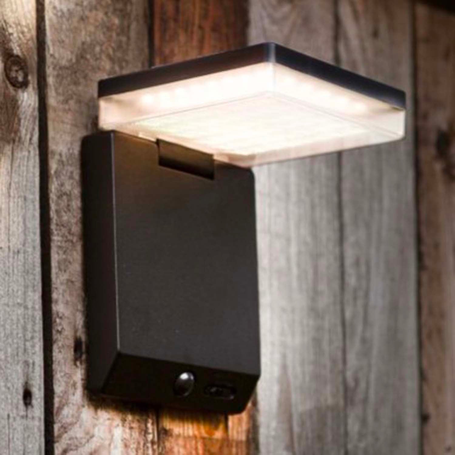 Red Deco Moze Solar applique solaire LED détecteur H15cm