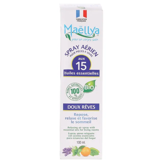 Spray aérien pièces à vivre 15 huiles essentielles naturel