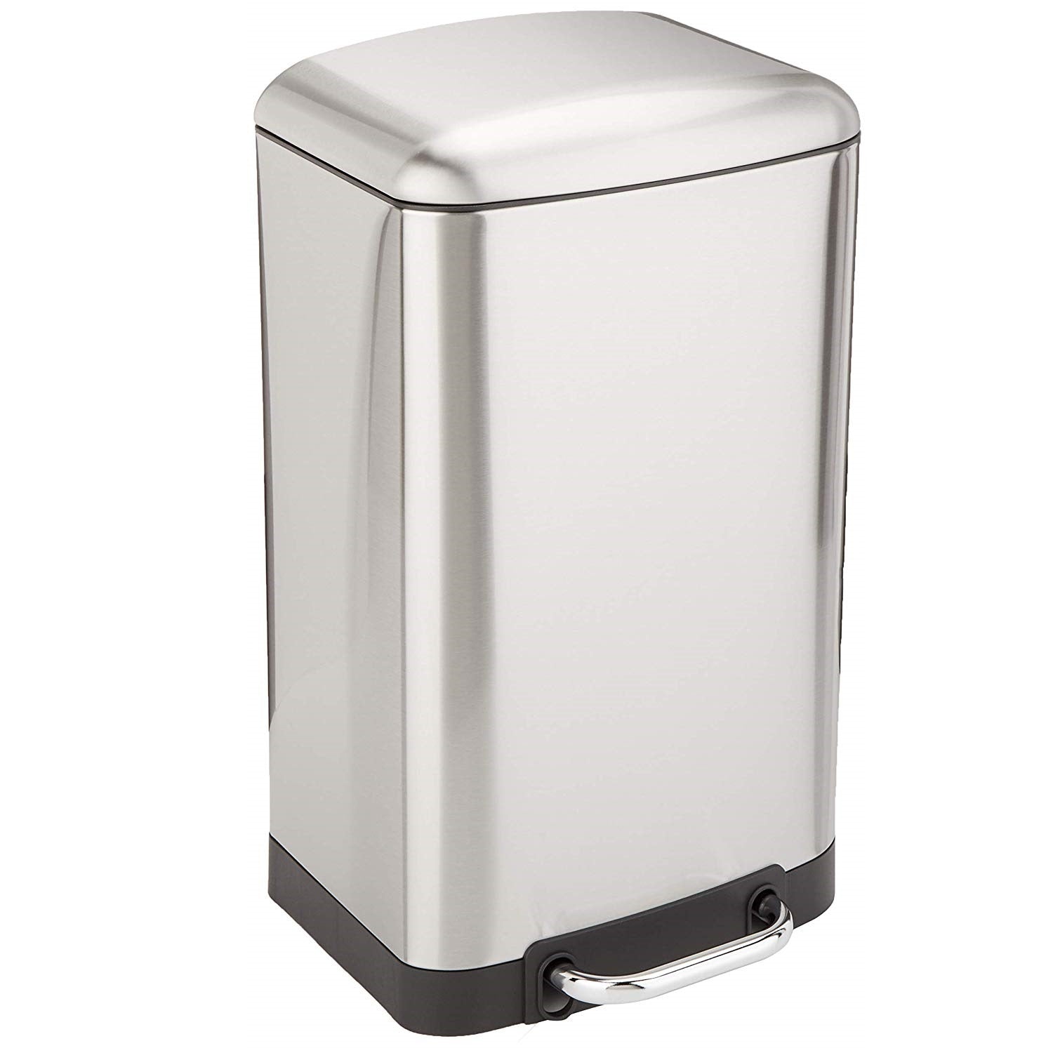 Red Deco Greenwich poubelle cuisine pédale inox 30L