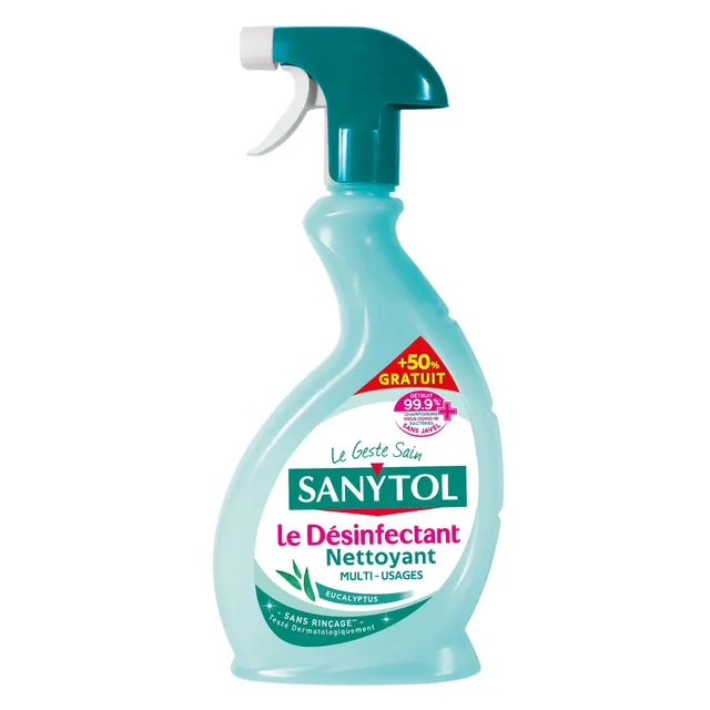 Sanytol pistolet désinfectant multi-usage +50% gratuit