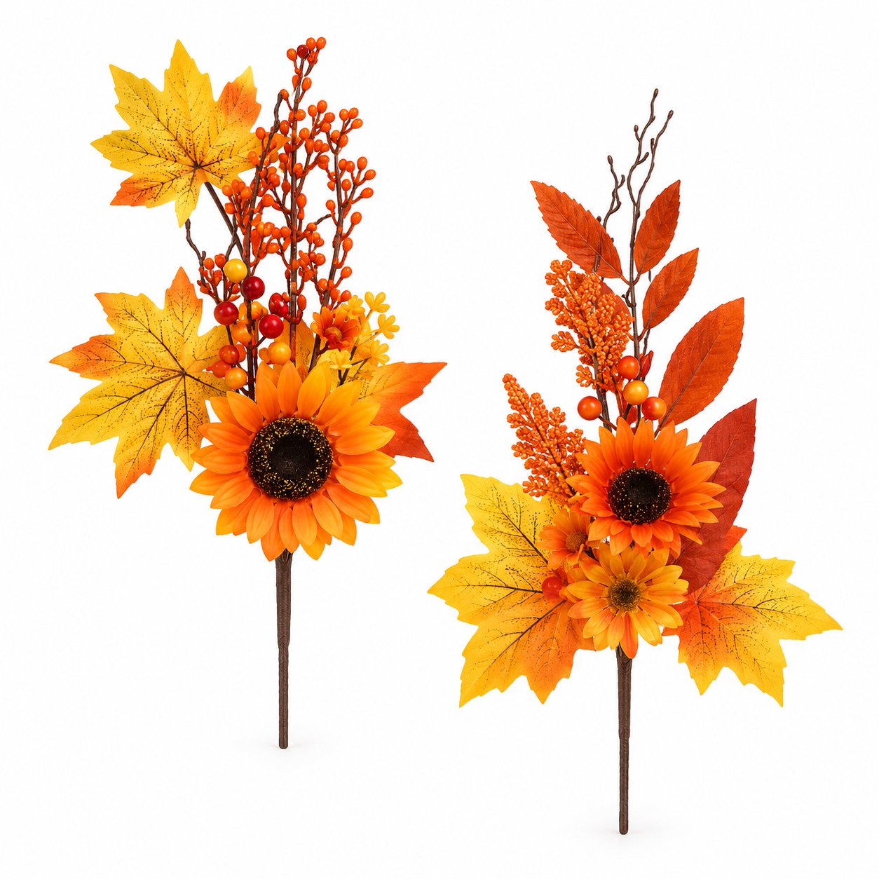 Stokomani Maison pique décoratif automne plastique 35 cm