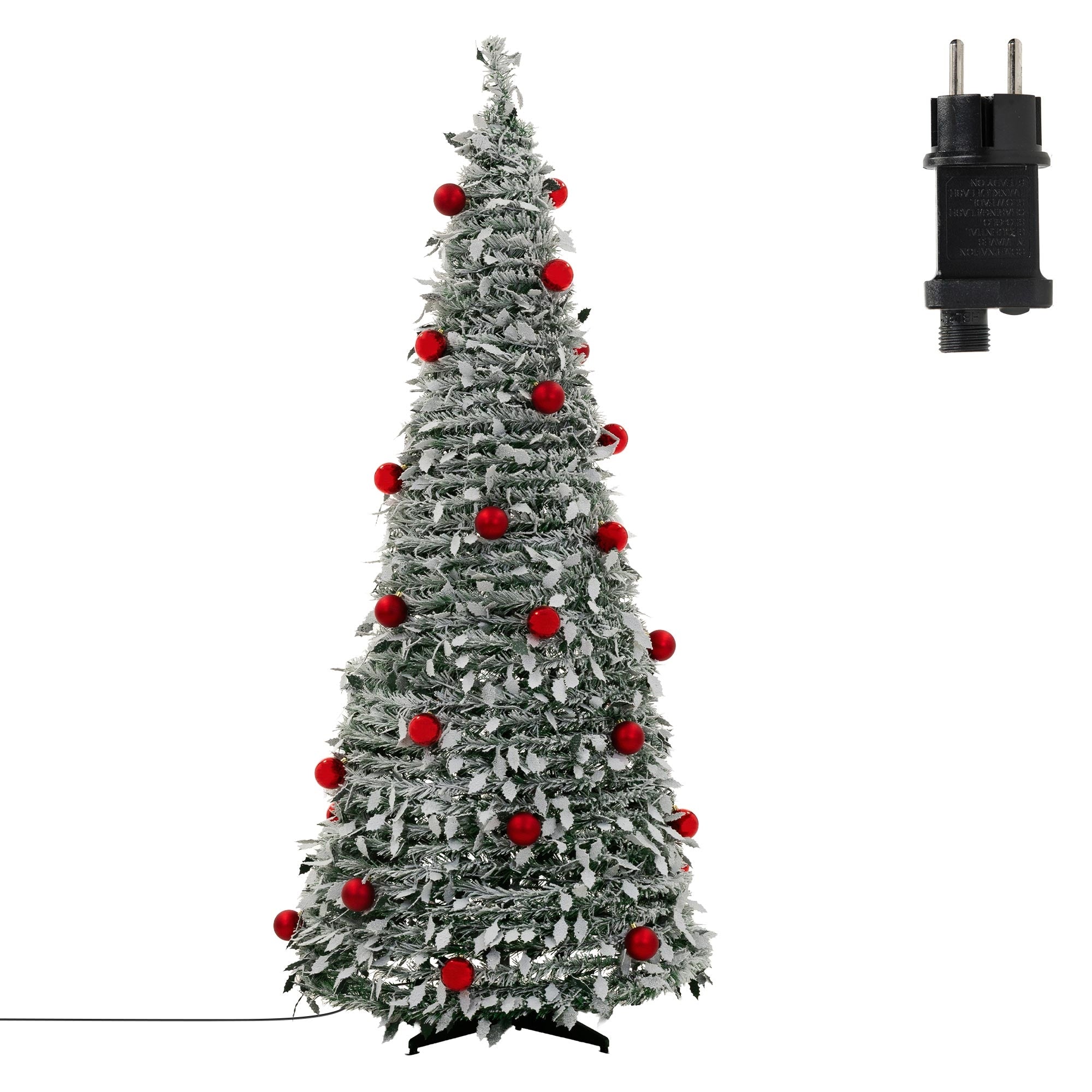 ECD Germany Sapin de Noël artificiel pop-up 180 cm LED