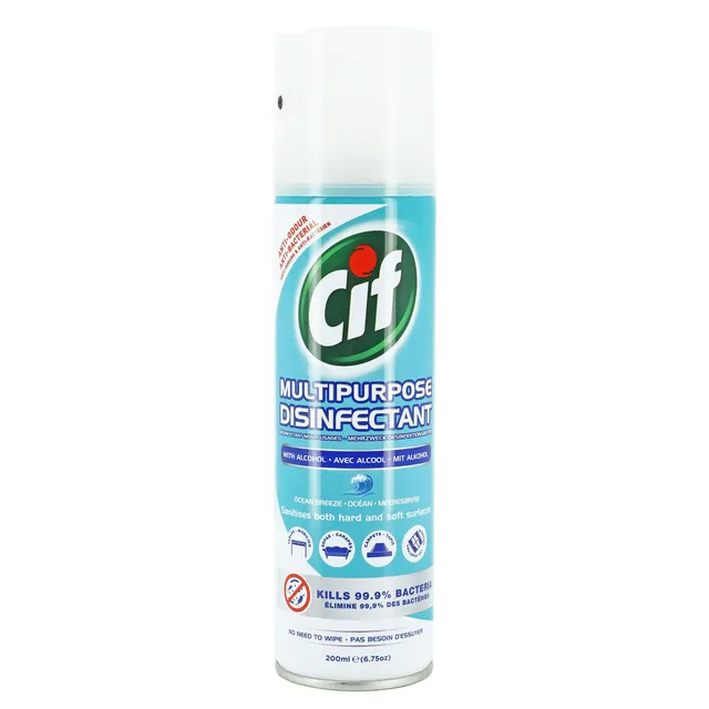 Cif Océan spray désinfectant multi-surfaces parfum océan