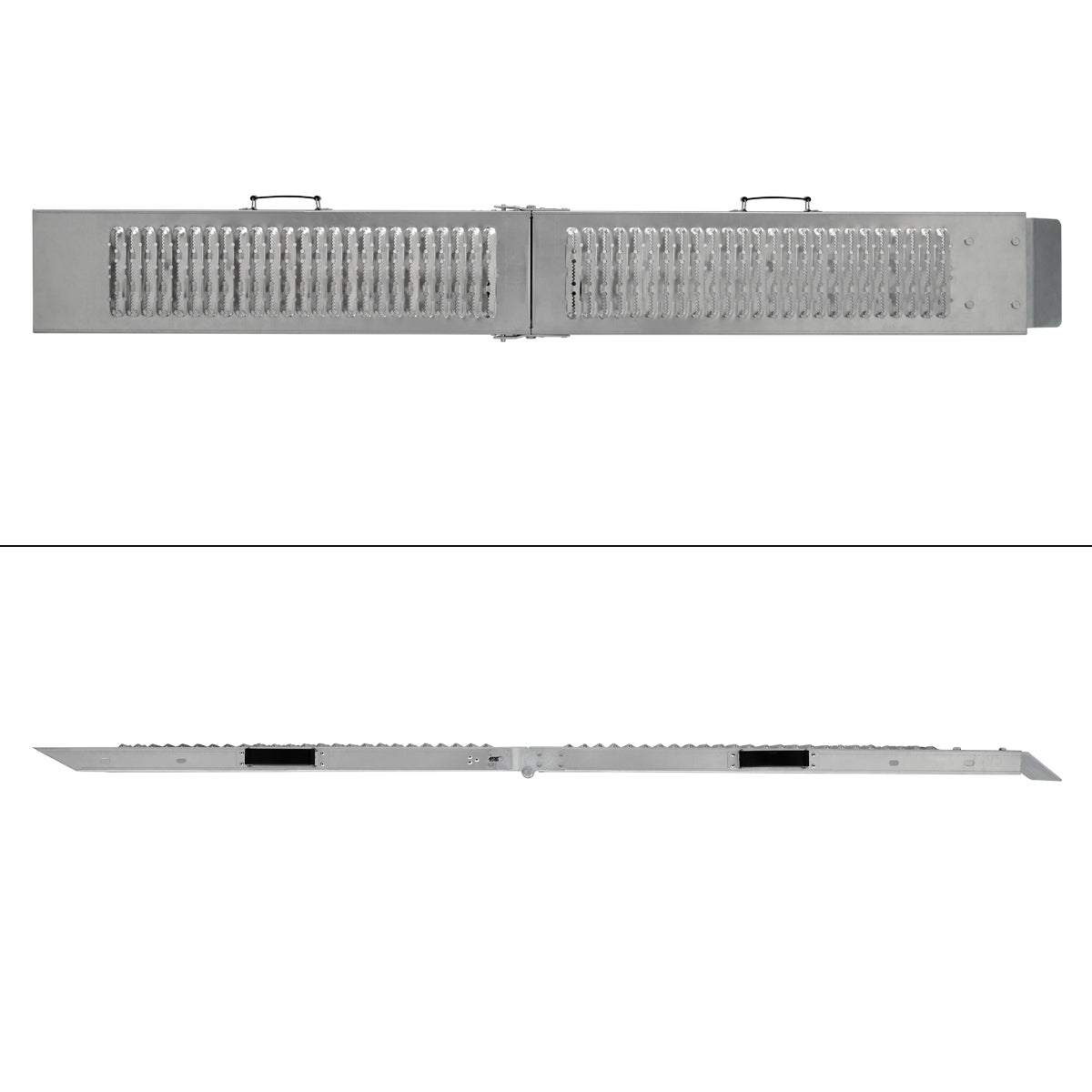 ECD Germany lot 2 rampes chargement acier pliables 180 cm 400 kg