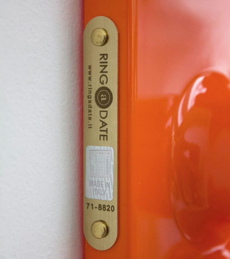 L'avant gardiste Livres & Papeterie calendrier perpétuel orange Ring a Date