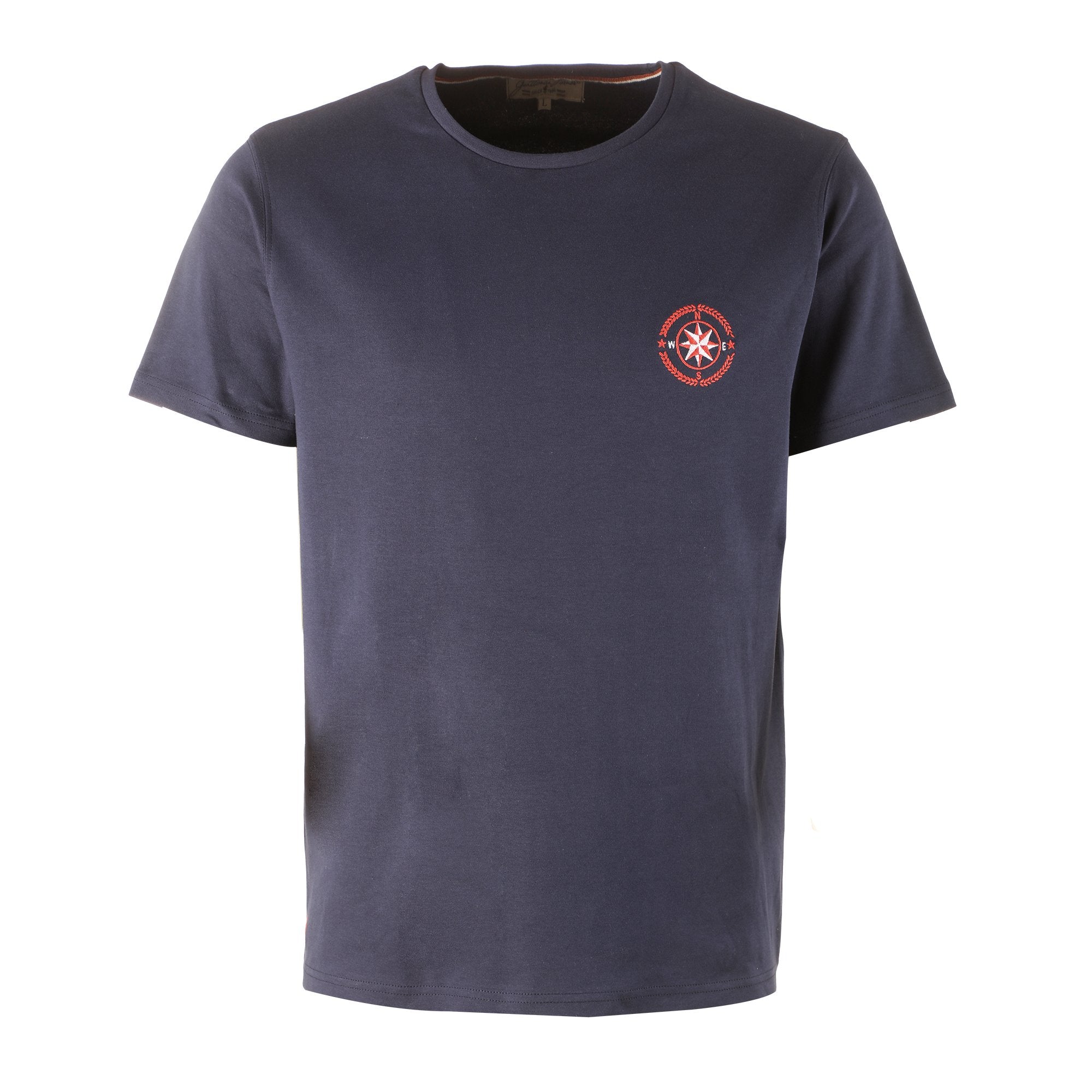 Stokomani Mode tee-shirt col rond bleu foncé homme taille M