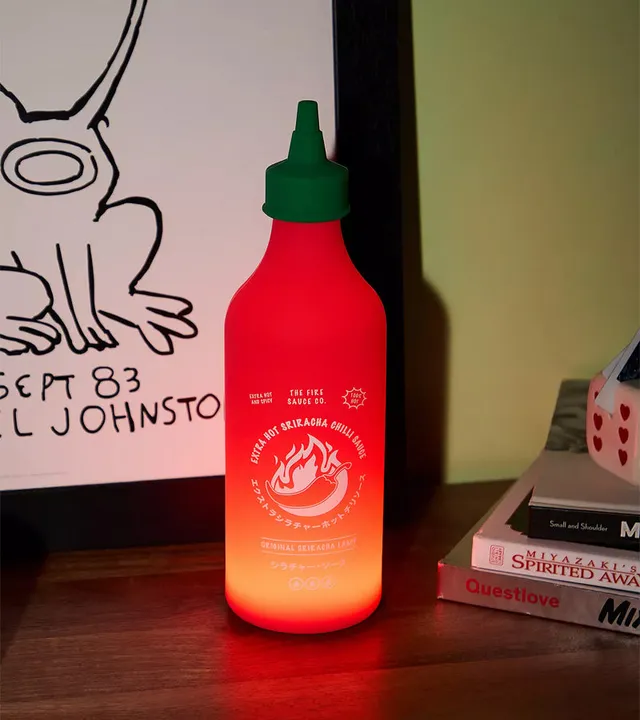 L'avant gardiste Veilleuse Sauce piquante Sriracha rouge