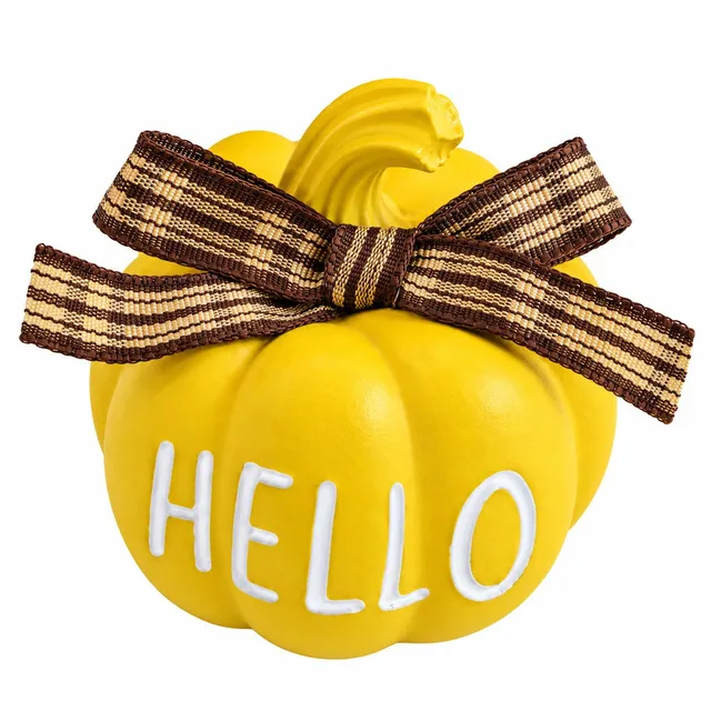 Déclic Home Citrouilles décoratives lot de 3 polyéthylène 6 cm