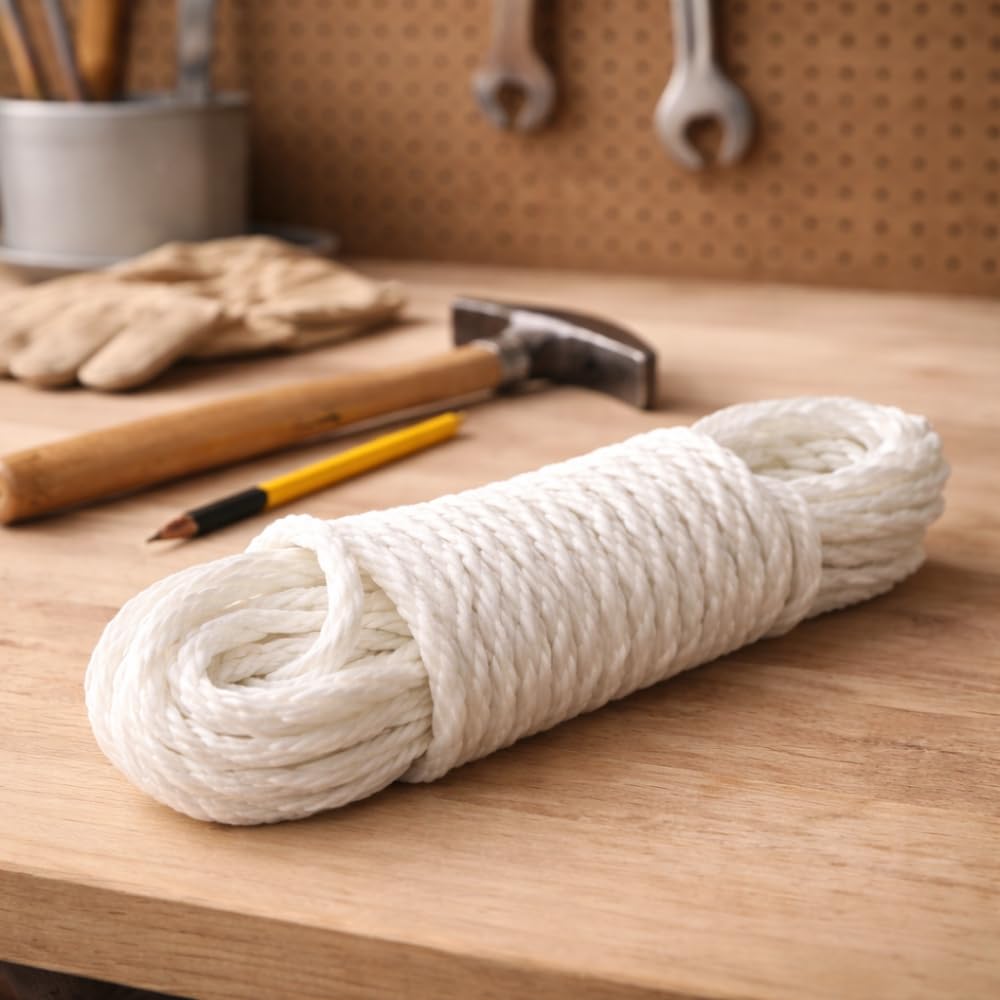 Shop-Story Bricolage Corde blanche polypropylène 12 mm 10 m