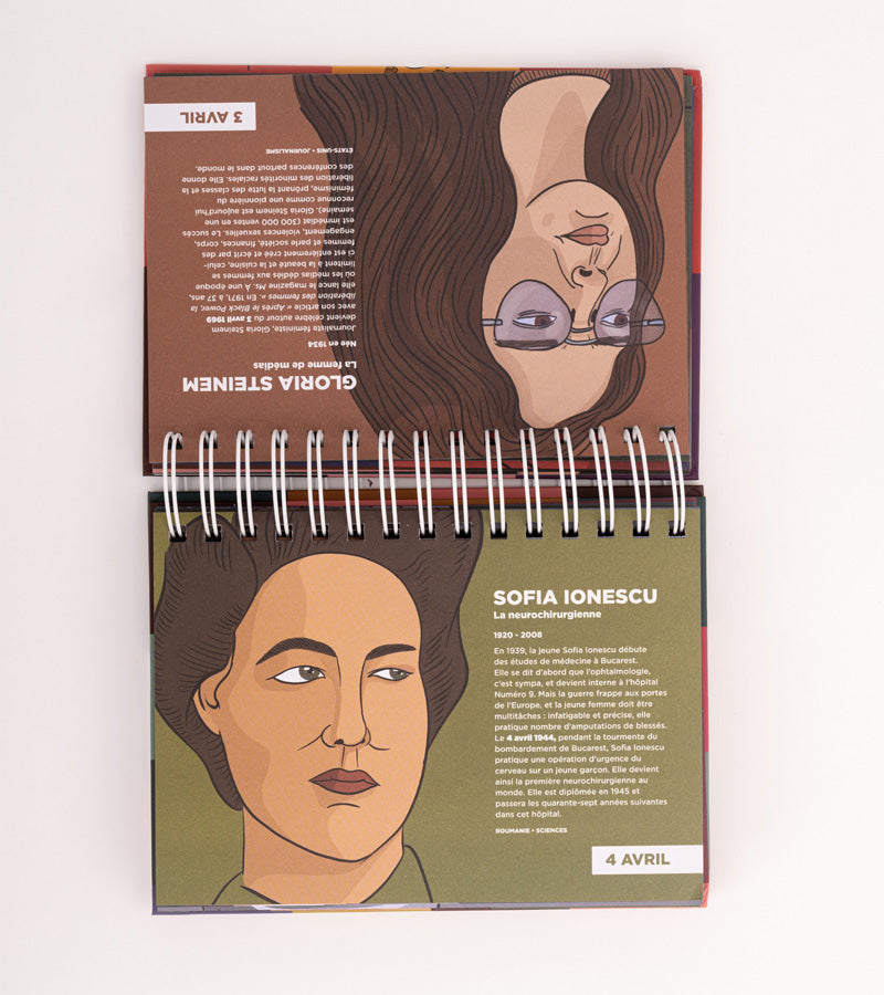 L'avant gardiste Livres calendrier 365 femmes monde illustré