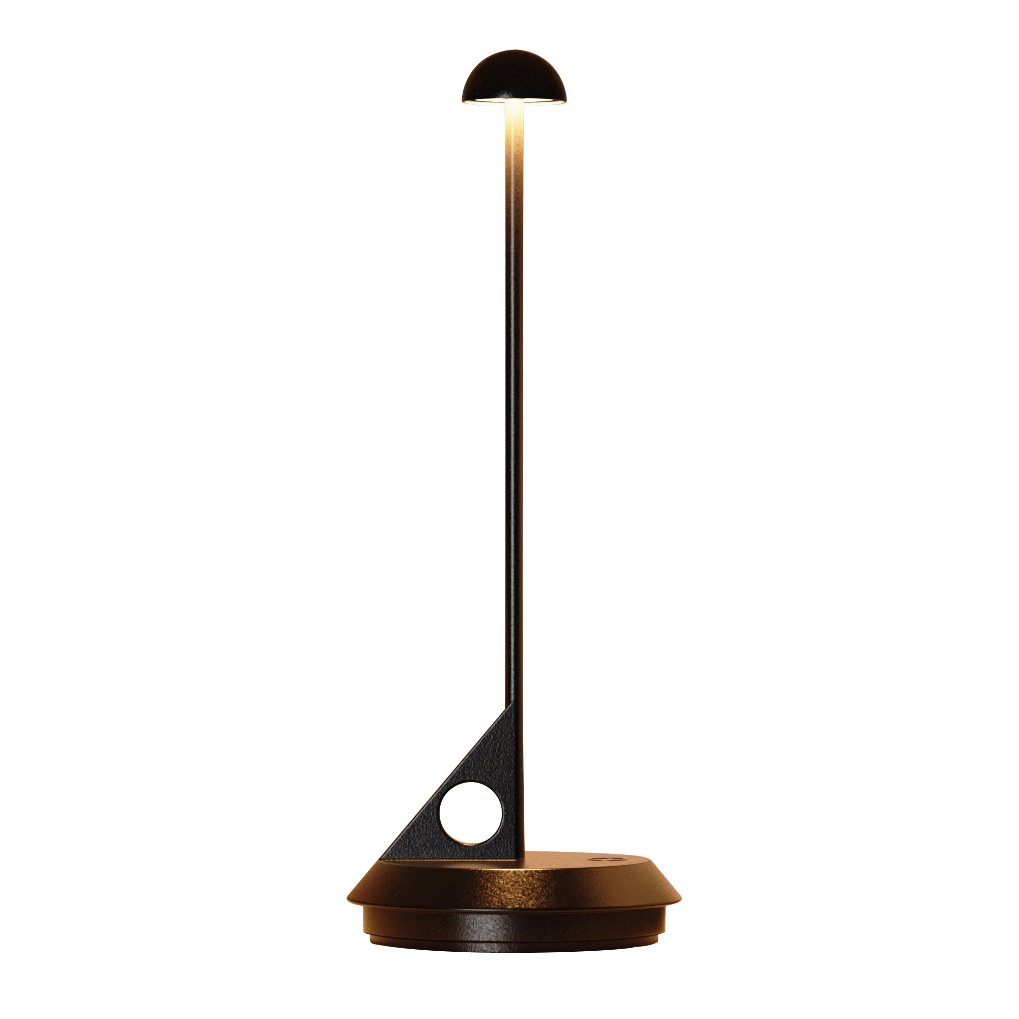 Red Deco Lume Black H29cm lampe sans fil noire dimmable