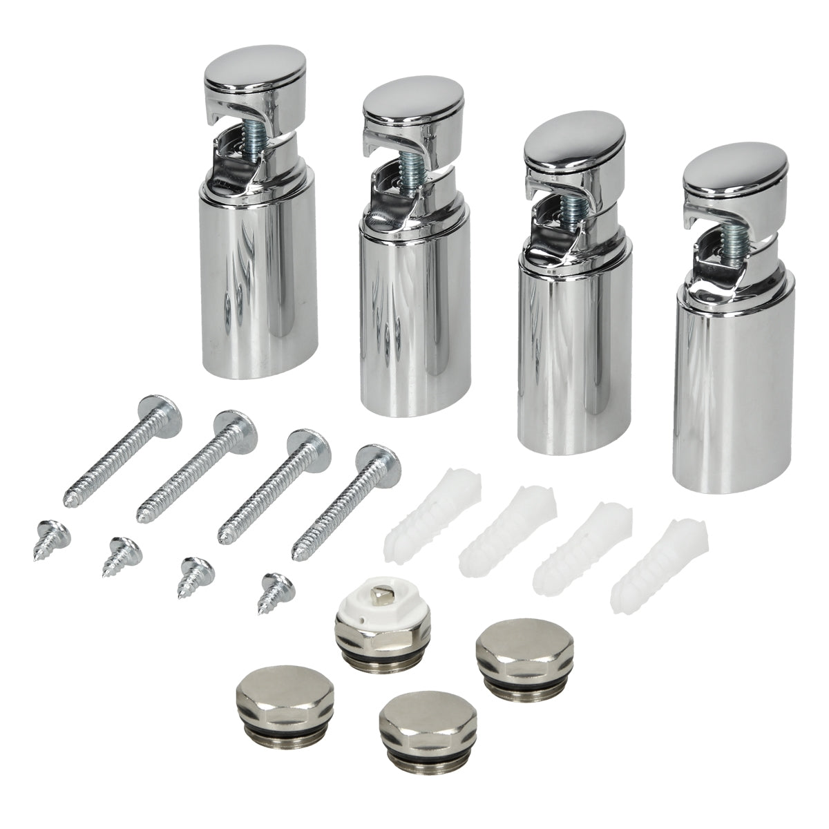 ECD Germany Heizungen sèche-serviettes chrome 300x1400 mm