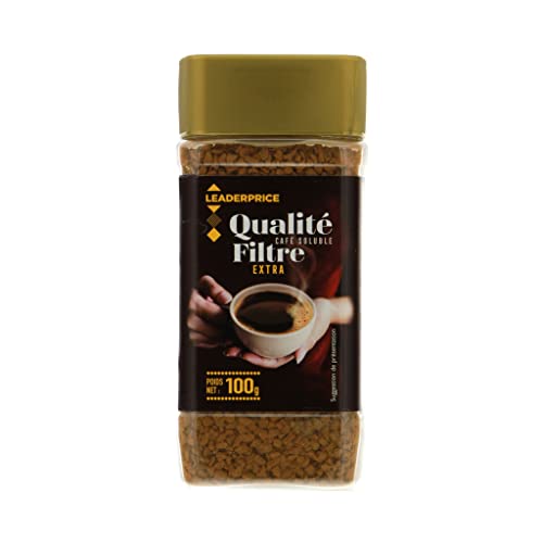 Leader Price Café lyophilisé nature 100g soluble matin