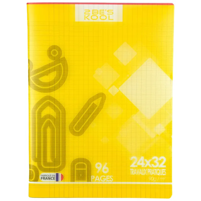 Stokomani Scolaire Cahier 24x32 cm 96 pages grand format