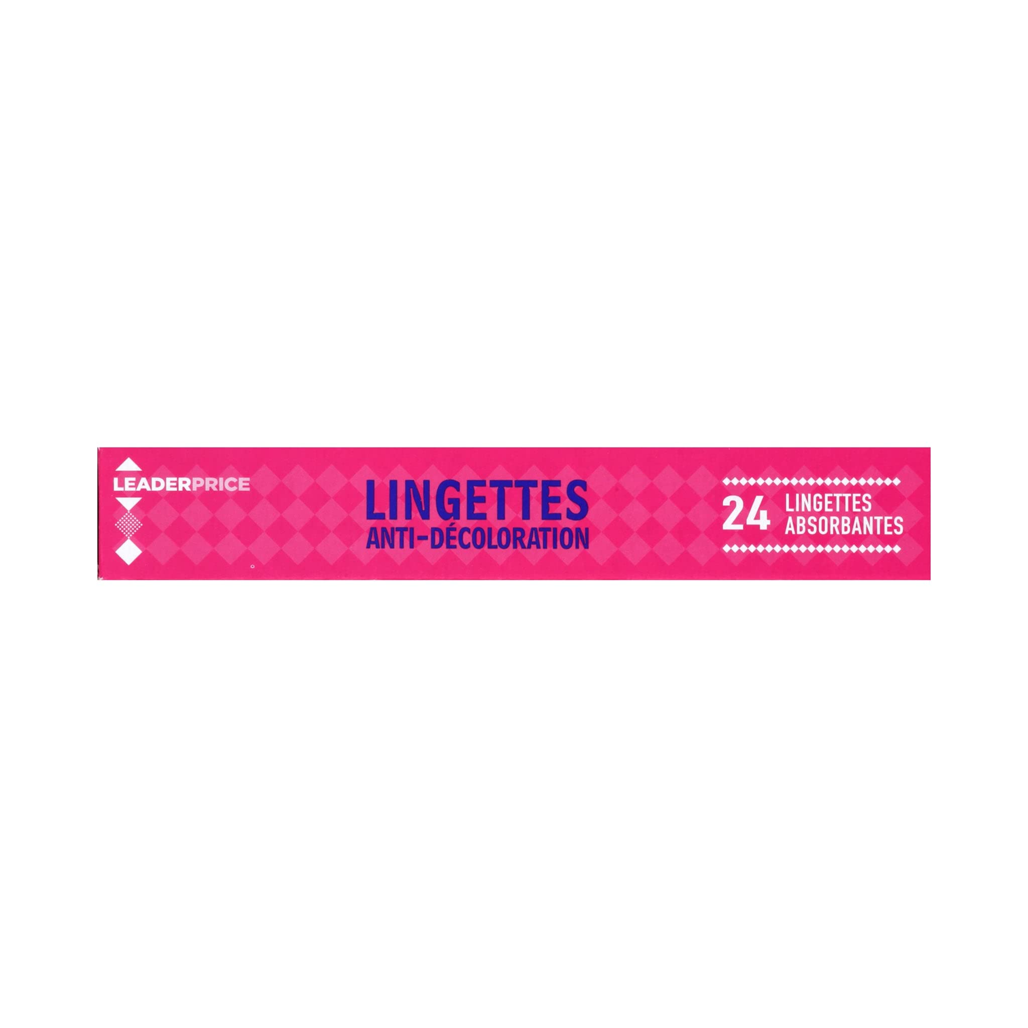 Leader Price lingettes anti-décoloration x24 lot 6 144 pièces