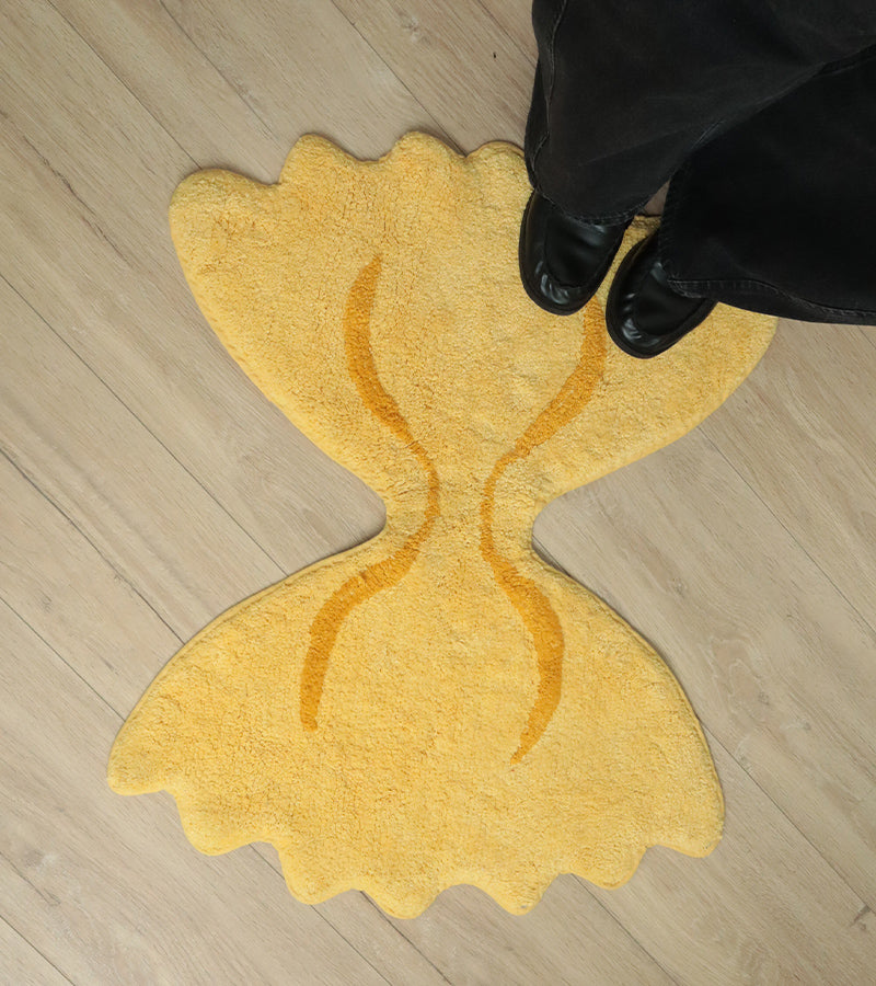 L'avant gardiste Tapis Farfalle tapis pâtes déco