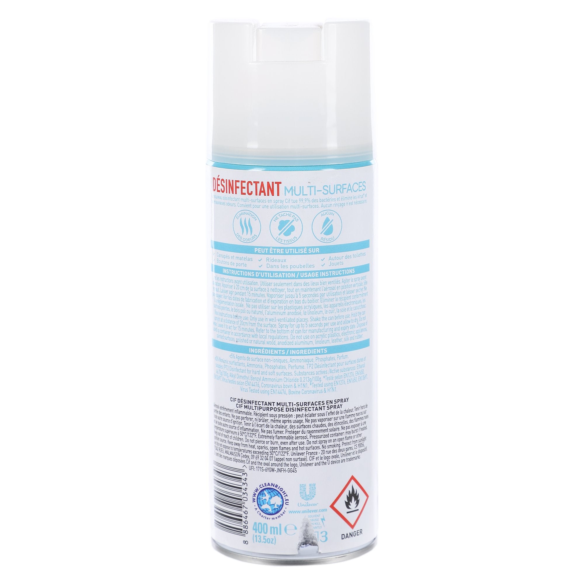 Stokomani Maison spray désinfectant multi-usages océan