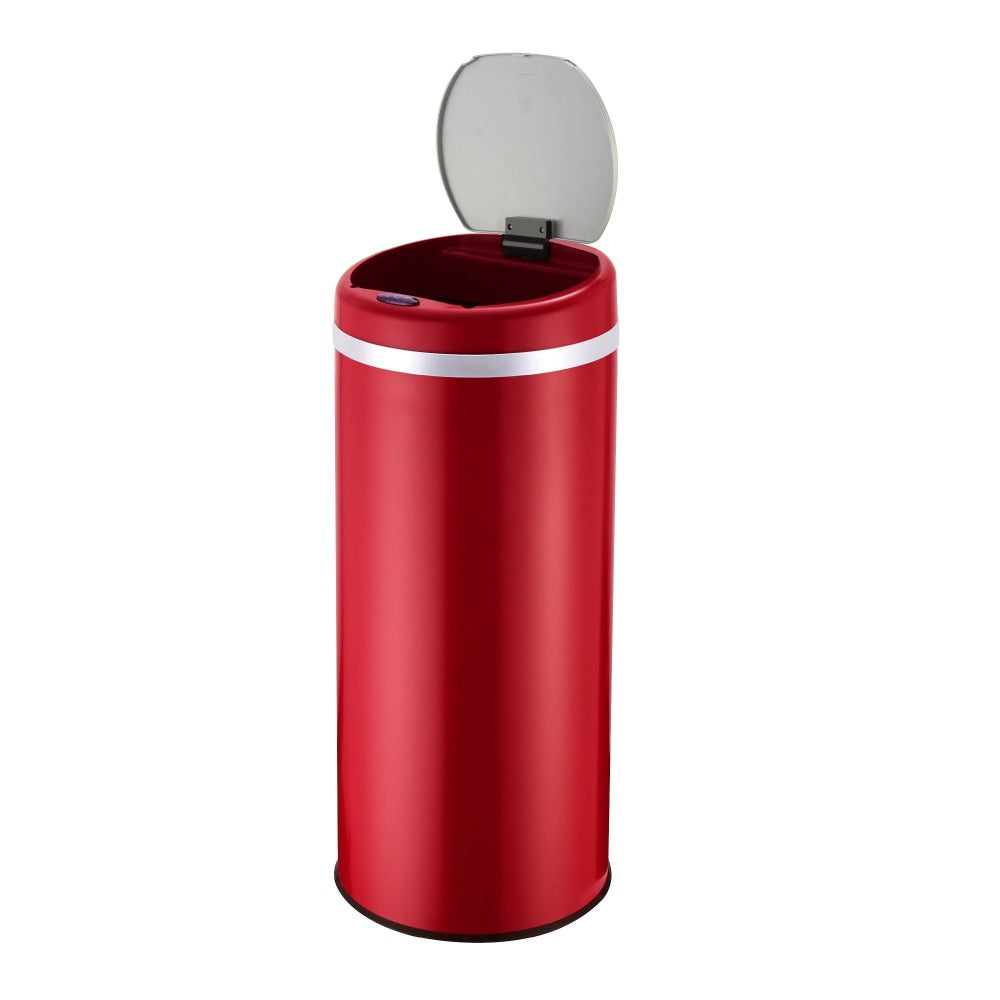 Red Deco Soho poubelle cuisine automatique 42L rouge mat