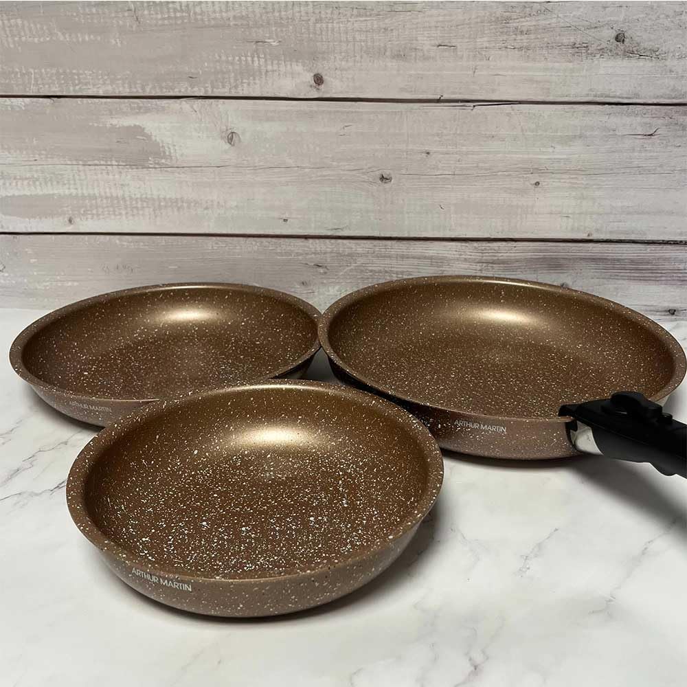 Shop-Story Maison Arthur Martin lot 3 poêles induction 20/24/28 cm