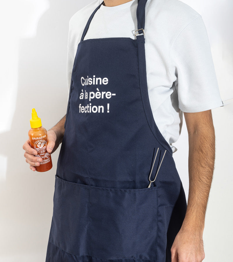 L'avant gardiste Tablier père-fection cuisine homme papa coton