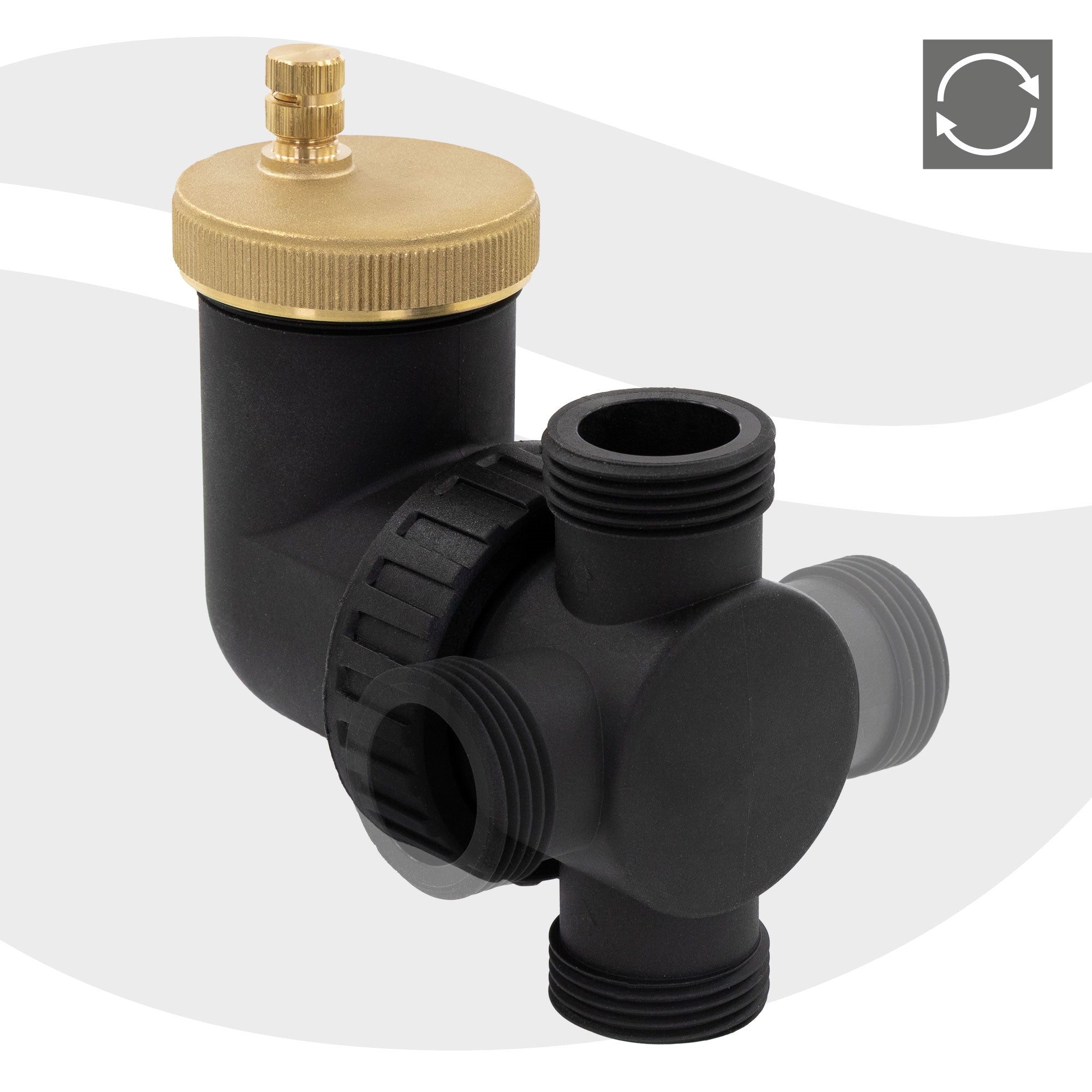 ECD Germany LuxeBath séparateur d'air chauffage auto