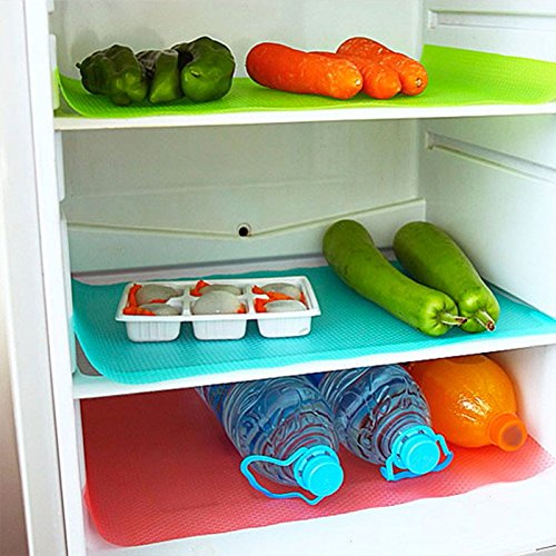 Shop-Story Maison Lot 3 Tapis Fraîcheur Frigo Anti-bactérien