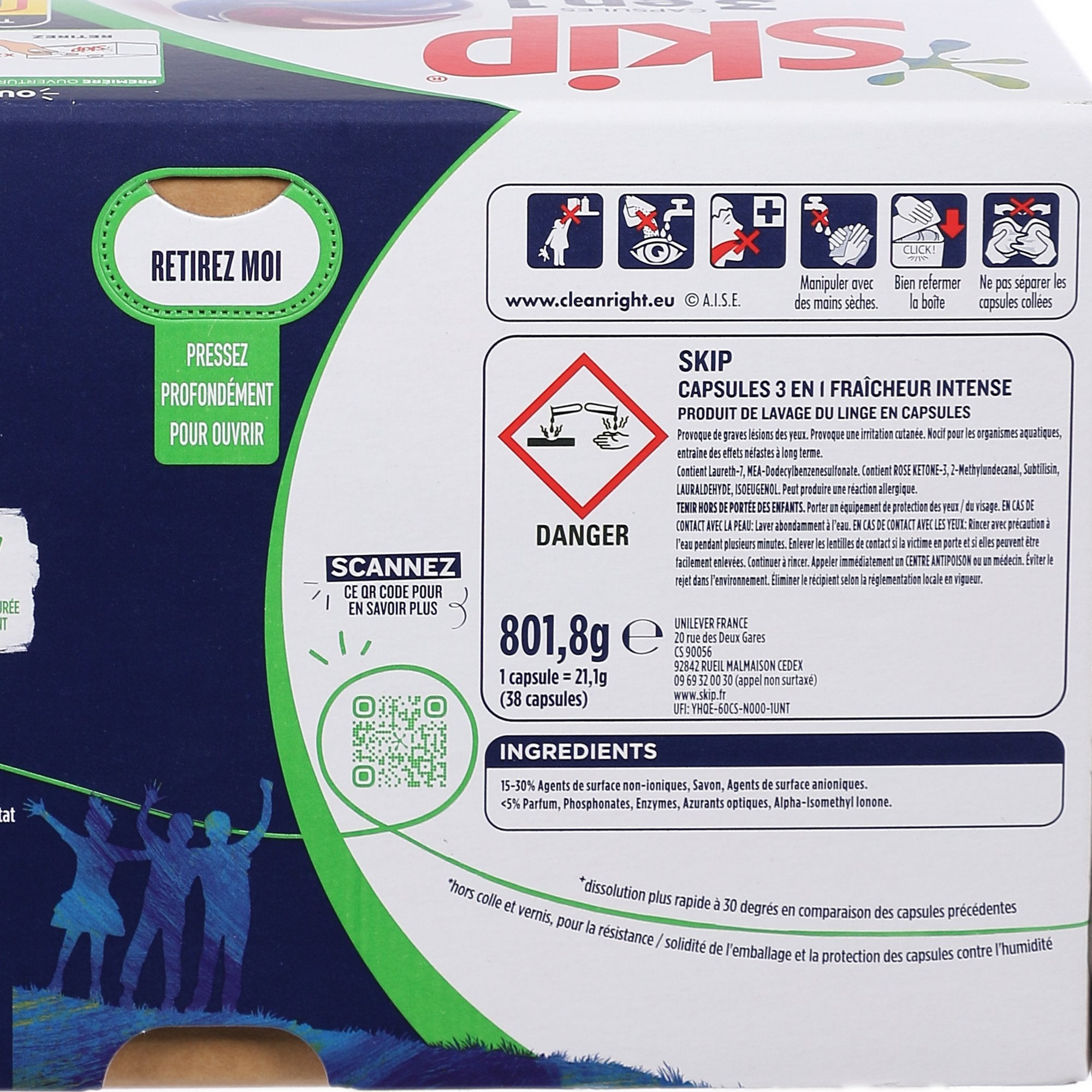 Stokomani Maison Capsules 3 en 1 fraîcheur intense x38