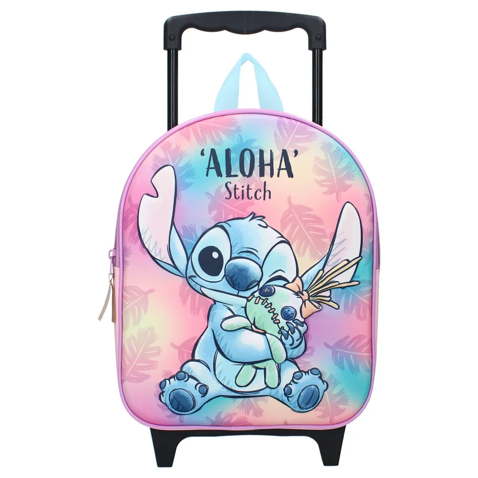 Sac Stitch 31 cm bleu école enfant