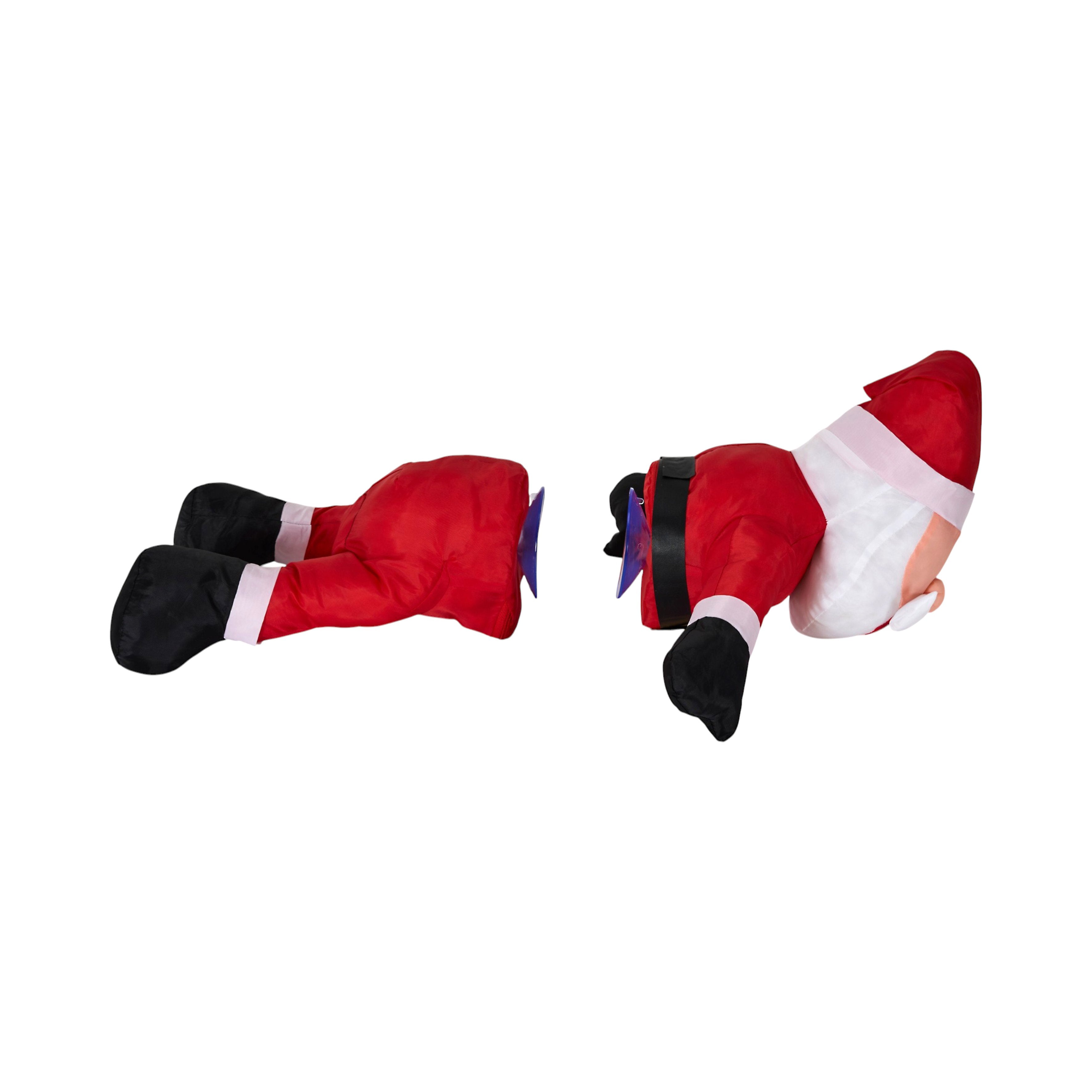 Stokomani Fêtes et cérémonies décoration ventouse Père Noël lutin