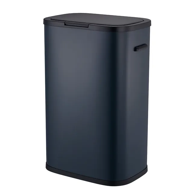 Red Deco Portland 60L poubelle cuisine push inox gris