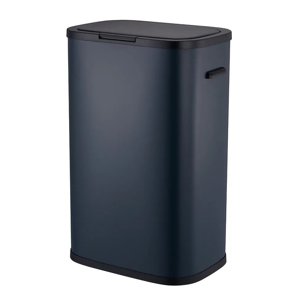 Red Deco Portland 60L poubelle cuisine push inox gris