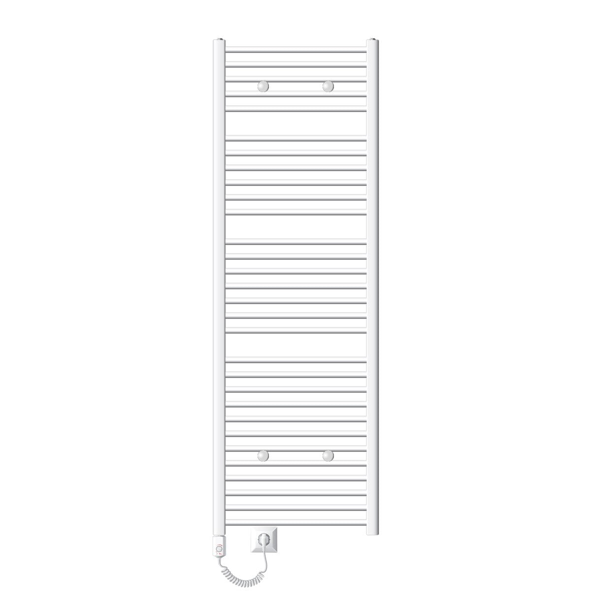 ECD Germany Heizungen Sèche-serviettes électrique 900W 600x1800 blanc