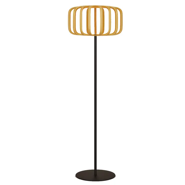 Red Deco Standy Bambou Solar lampadaire solaire 150 cm
