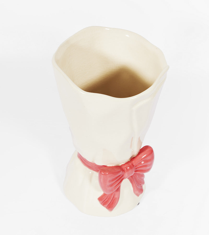 L'avant gardiste Vase Noeud Bouquet of bow fleurs
