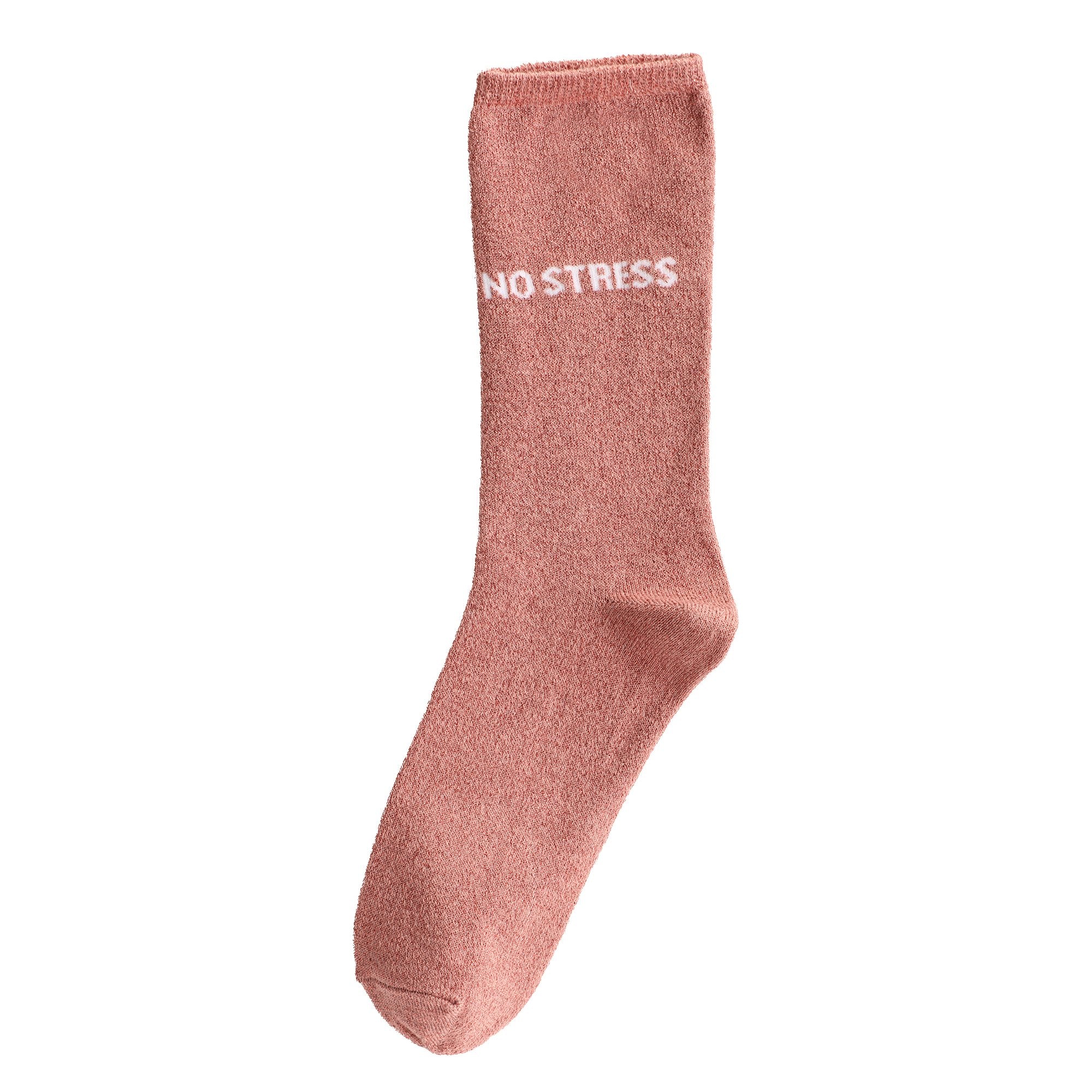 Stokomani Mode chaussette à message rose 36/41 fantaisie