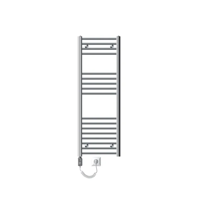 ECD Germany LuxeBath radiateur salle de bain chrome 400x1200 mm 900W