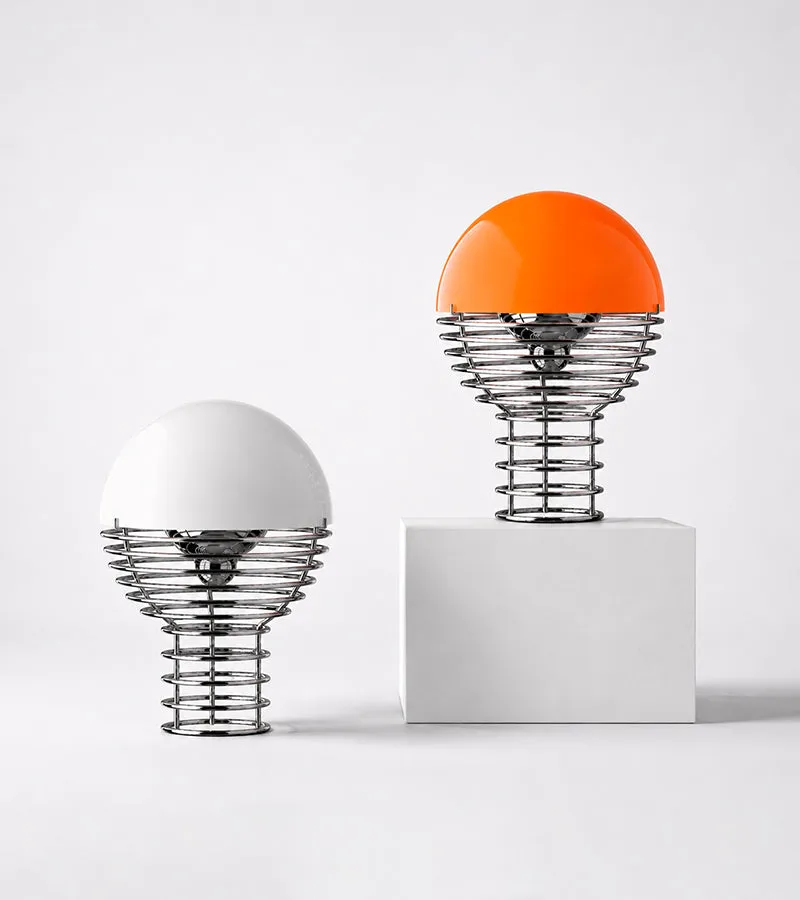 Verpan Wire Portable lampe sans fil blanc design
