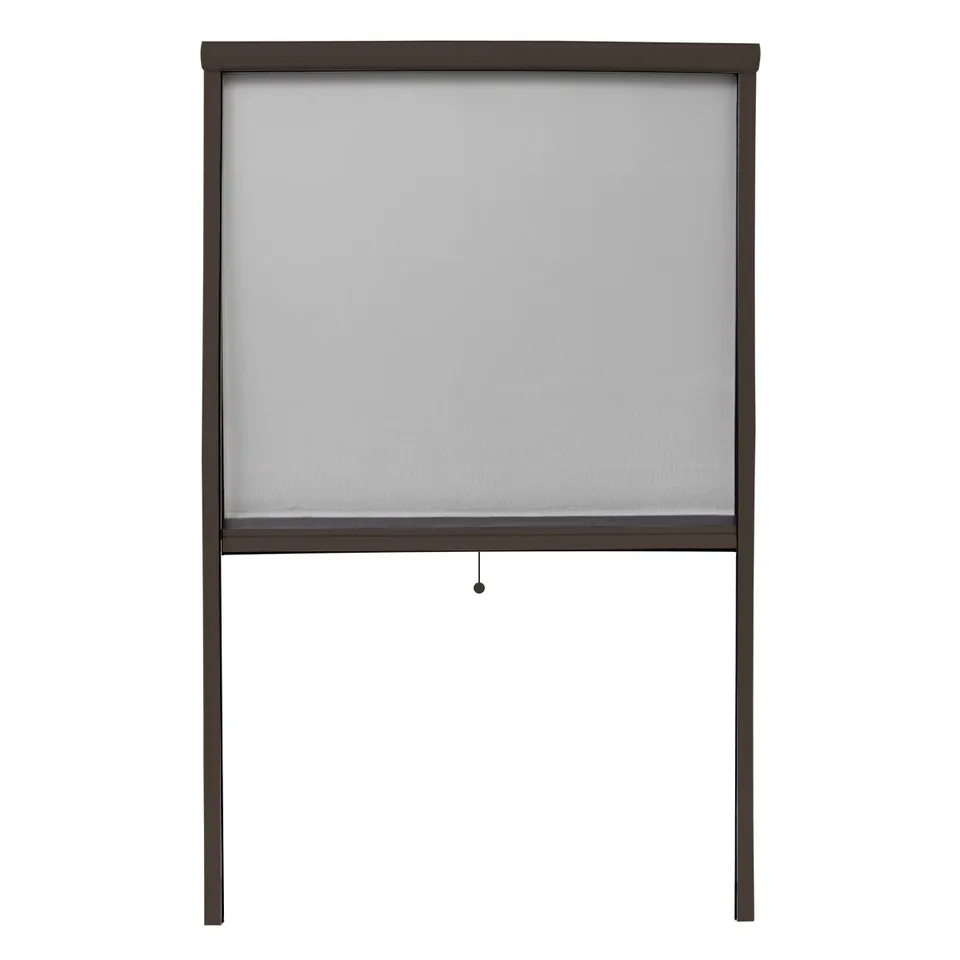 ECD Haus Wohnen moustiquaire enroulable alu 130x160 blanc