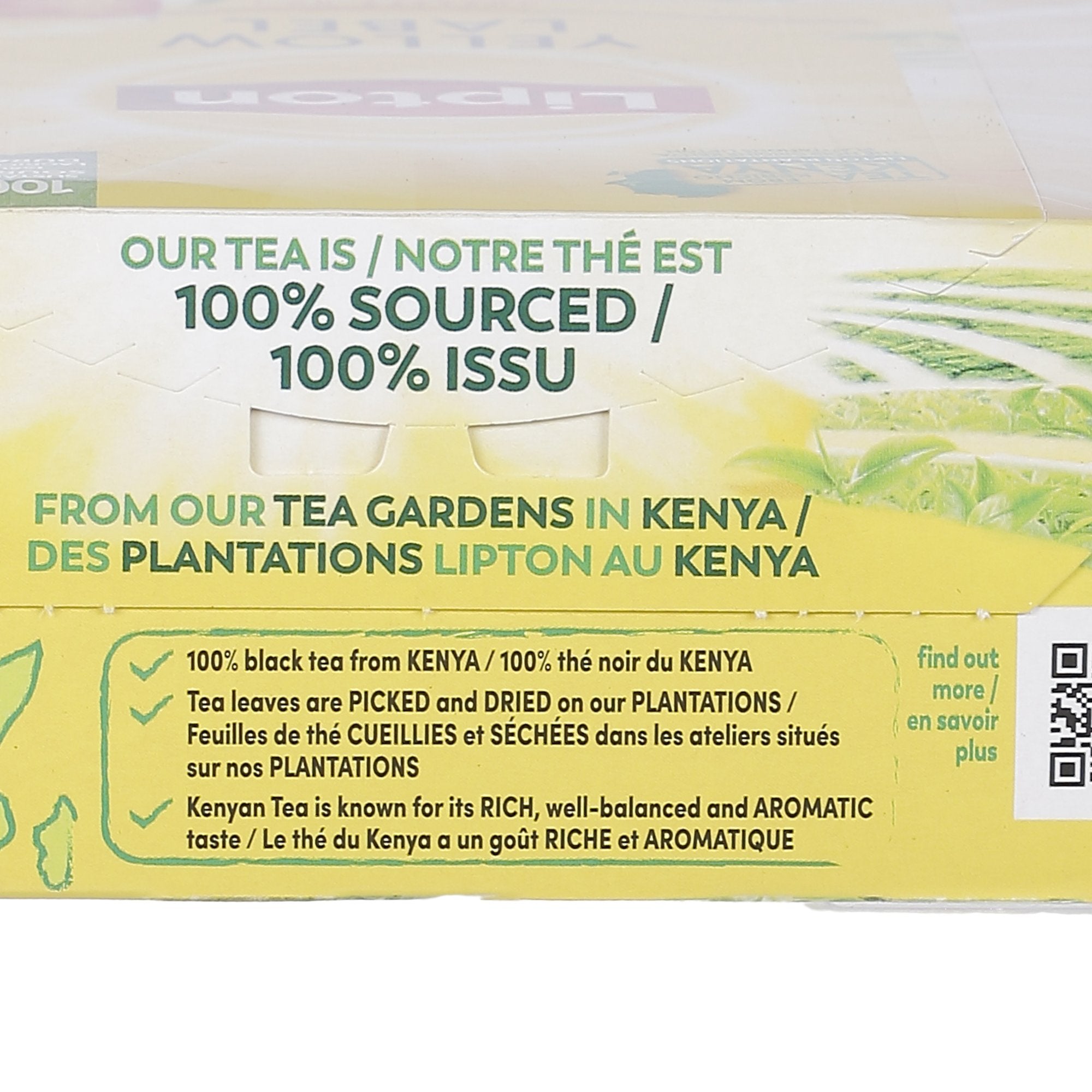 Lipton Yellow Label thé noir 100 sachets nature