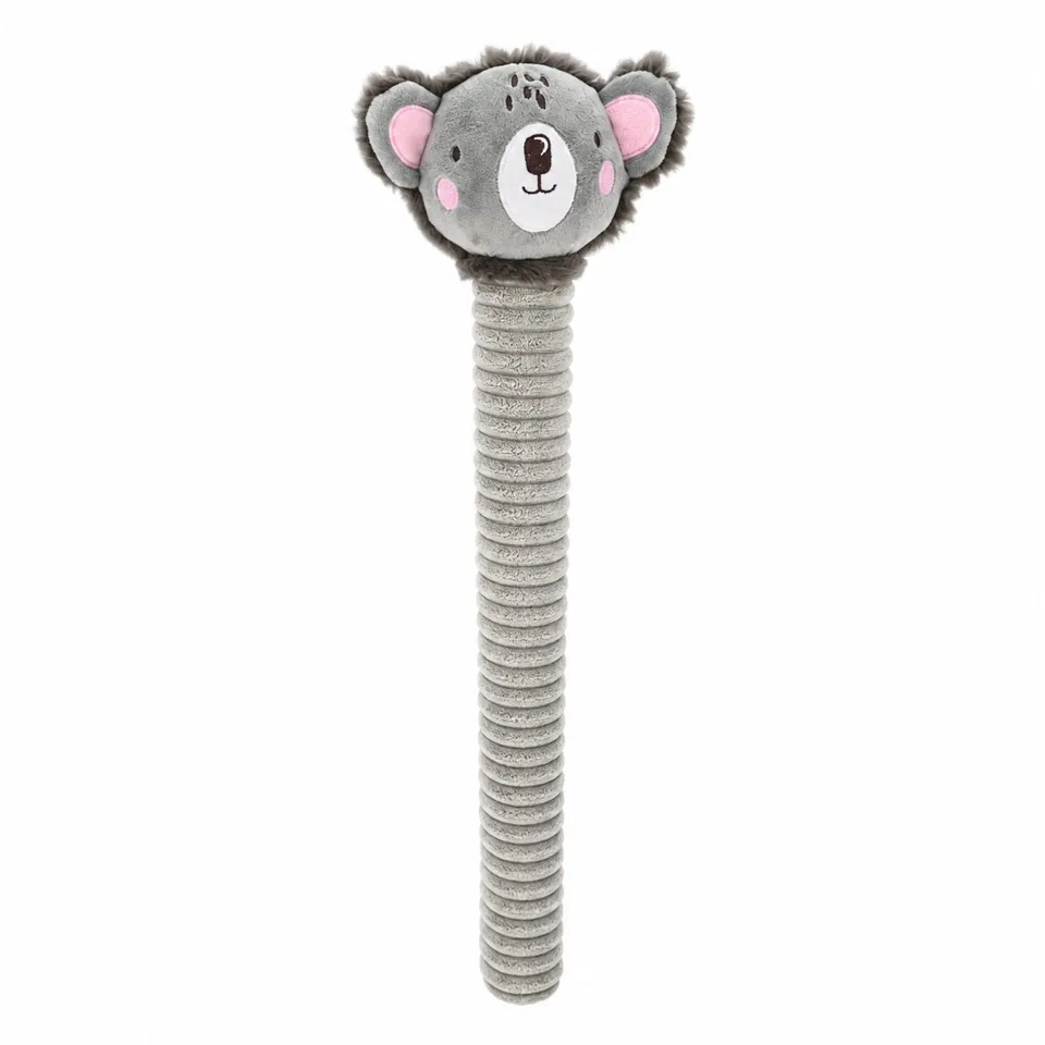 Stokomani Animalerie jouet peluche pour chien gris