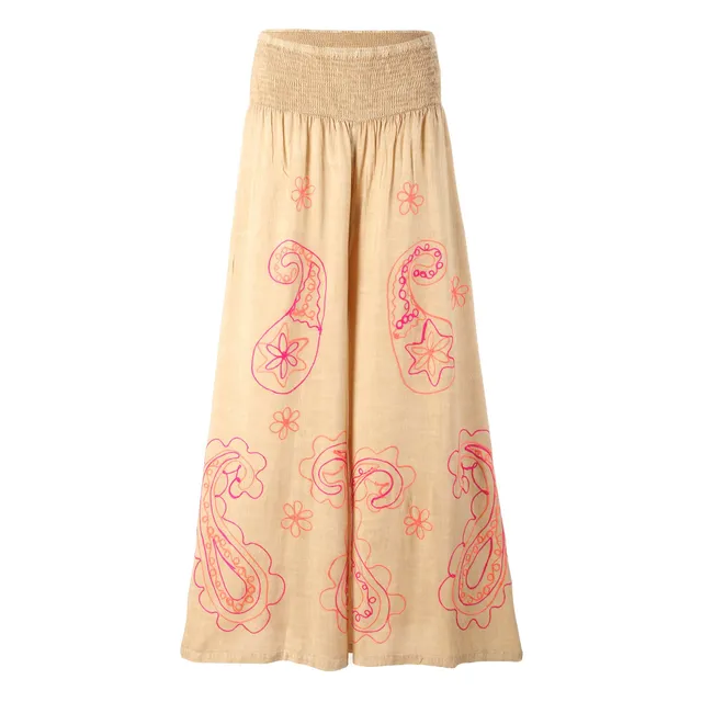 Stokomani Mode pantalon grande taille beige 2XL confort