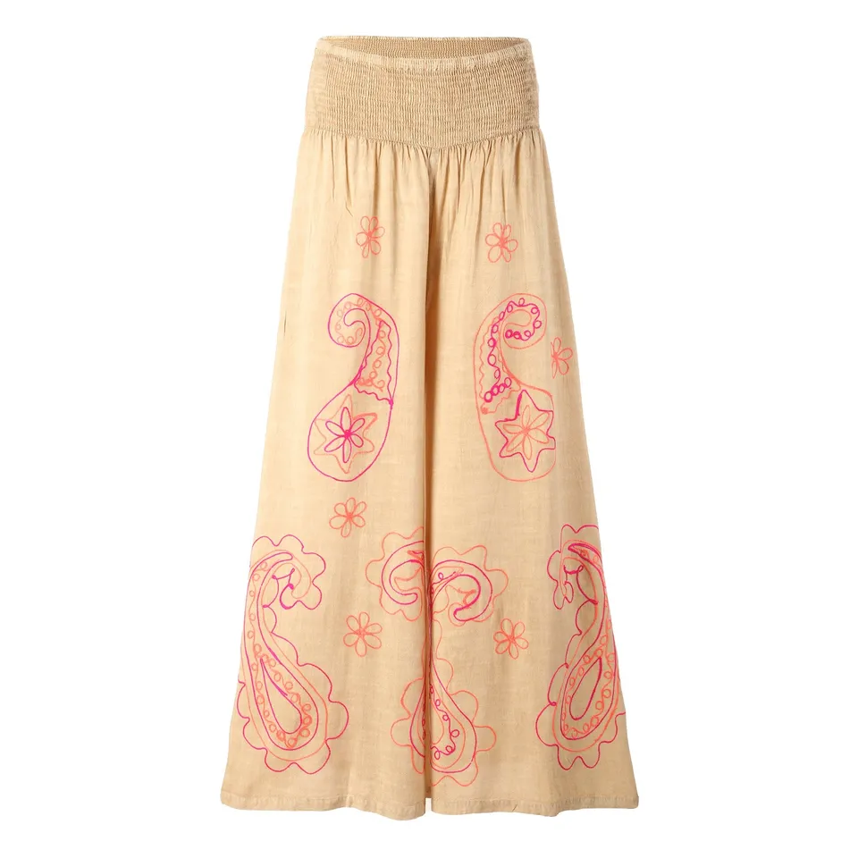 Stokomani Mode pantalon grande taille beige 2XL confort